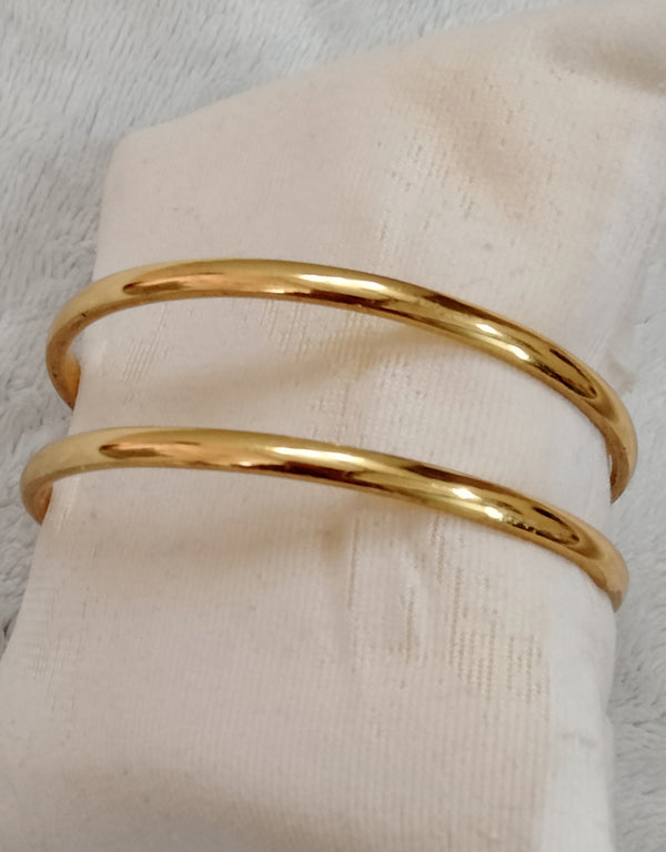Jewels Kafe Gold Plated Bangle Set (Pack of 2)