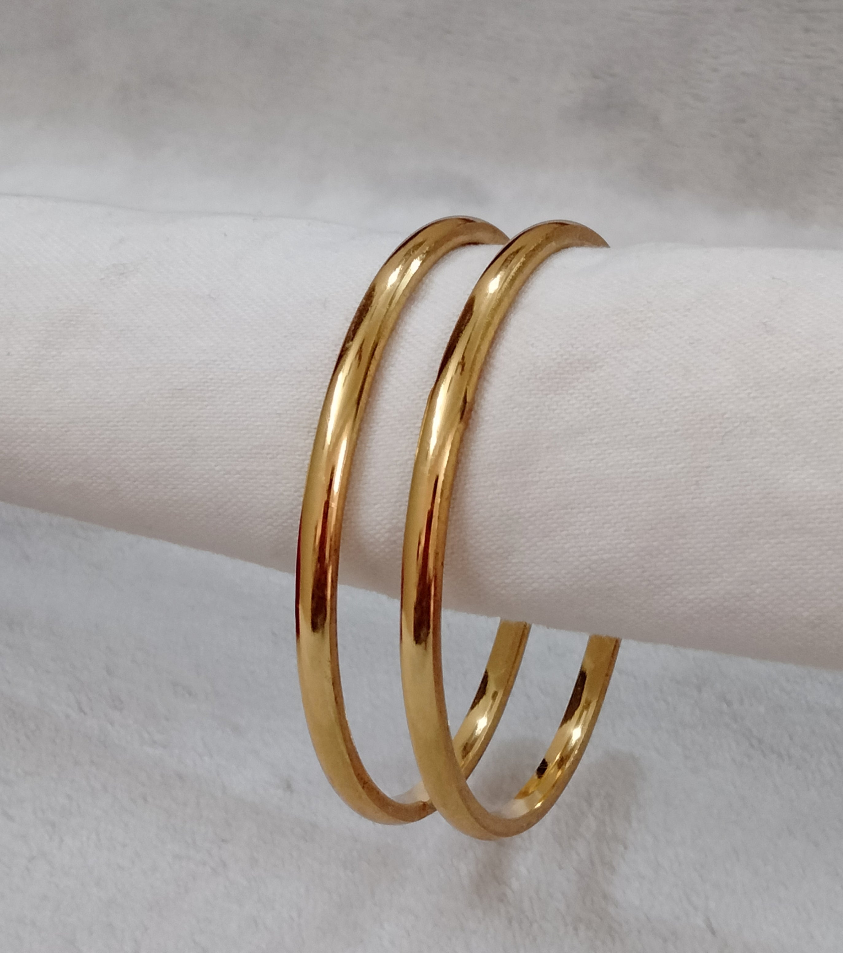 Jewels Kafe Gold Plated Bangle Set (Pack of 2)