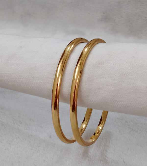 Jewels Kafe Gold Plated Bangle Set (Pack of 2)