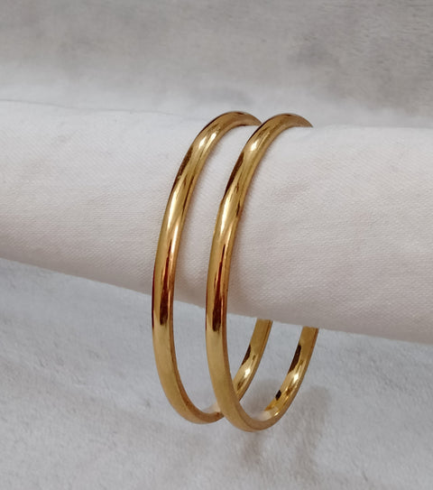 Jewels Kafe Gold Plated Bangle Set (Pack of 2) Jewels Kafe