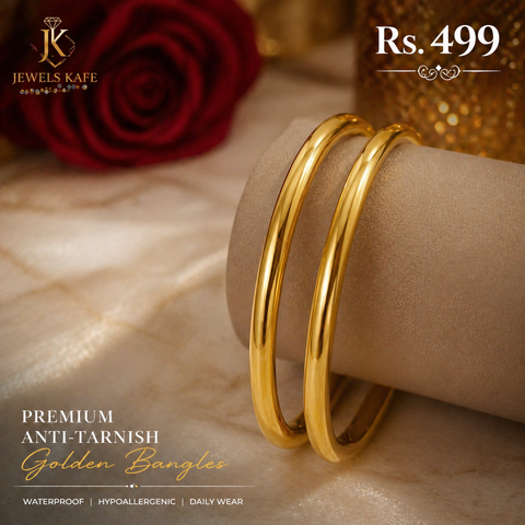 Jewels Kafe Gold Plated Bangle Set (Pack of 2)