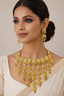 Jewels Kafe Royal Multicolor Kundan Necklace Set with Earrings