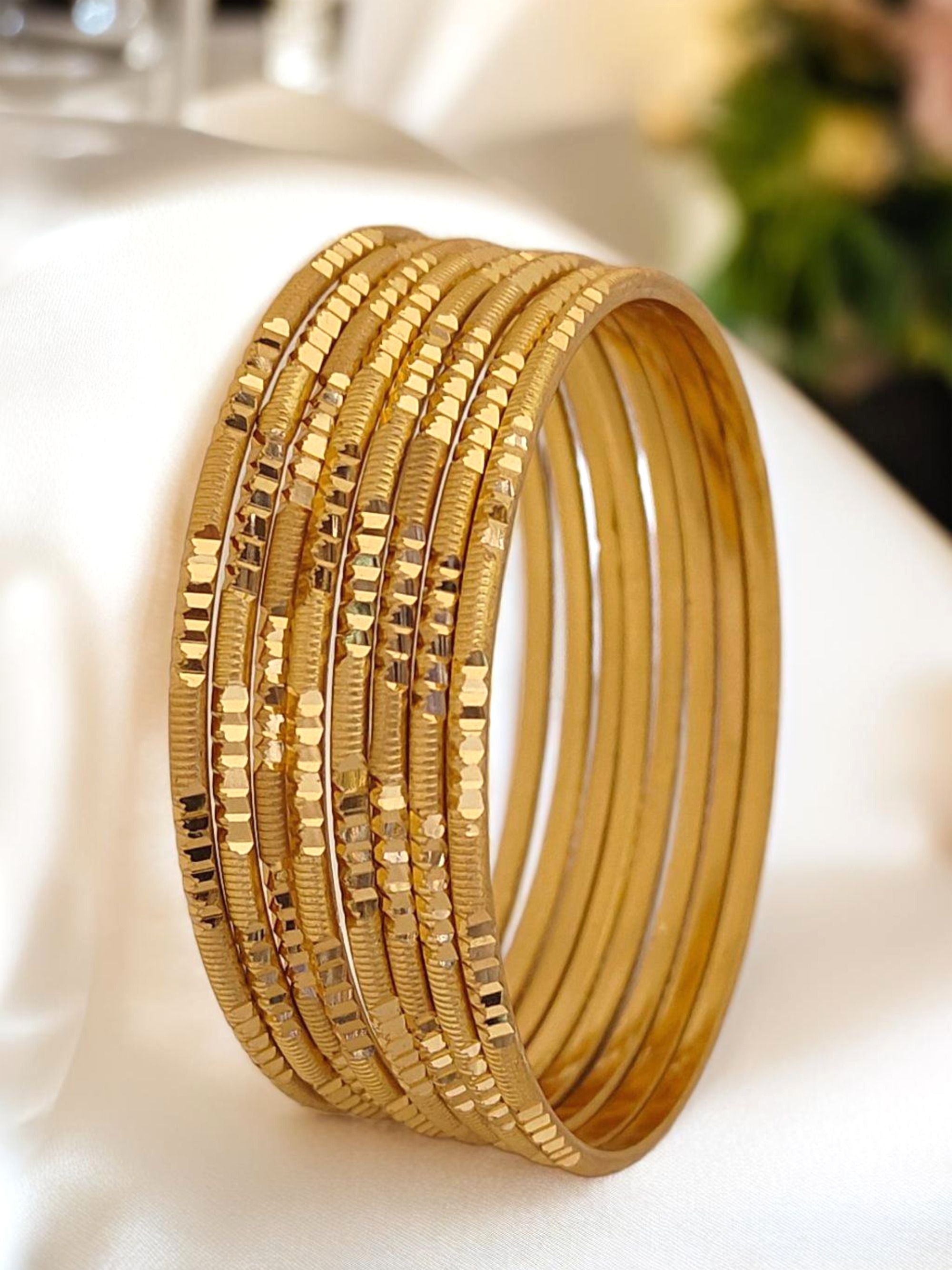 Jewels Kafe Gold Plated Bangle Set (Pack of 8) 2.10 Main image