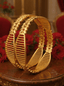 Jewels Kafe One Gram Gold Plated Bangle Set 2.10