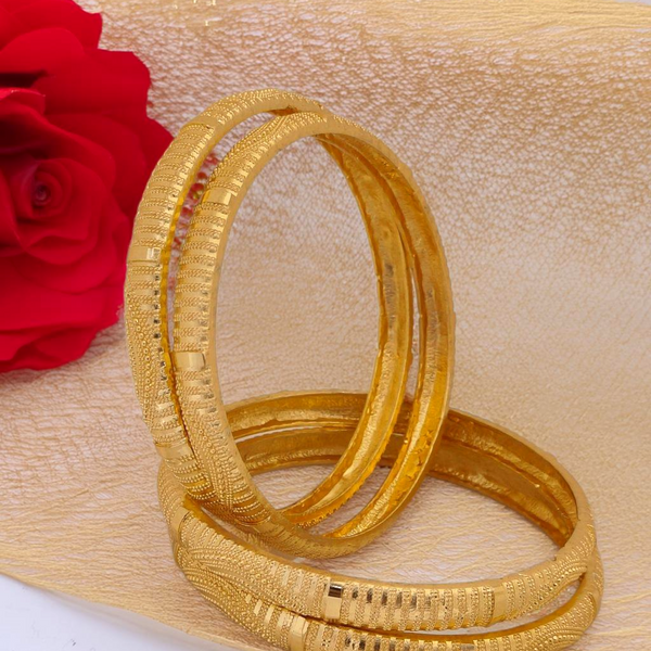 Jewels Kafe Gold Plated Bangle Set of 4