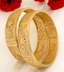 Jewels Kafe Gold Plated Bangle Set 2.10
