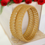 Jewels Kafe Gold Plated Bangle Set 2.10