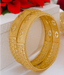 Jewels Kafe Gold Plated Bangle Set