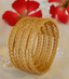 Jewels Kafe Gold Plated Bangle Set of 4 2.8