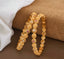 Jewels Kafe Gold Plated Bangle Set of 2 2.8