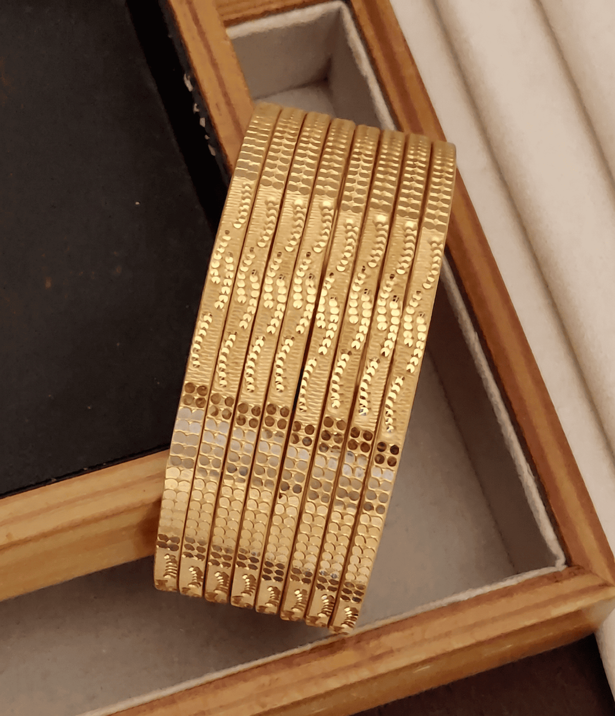 Jewels Kafe Gold Plated Bangle Set (Pack of 8) Main image