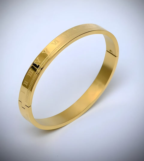 Jewels Kafe One Gram Gold Plated Mens Kada