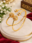 Jewels Kafe Premium Golden Openable Bangles/Kada Set of 2 – Free Size Jewels Kafe