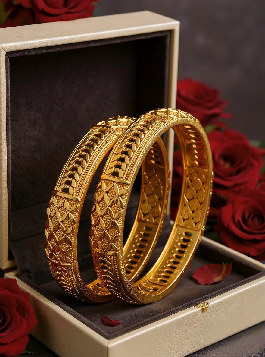Jewels Kafe Premium Anti-Tarnish Bangles Set Main image