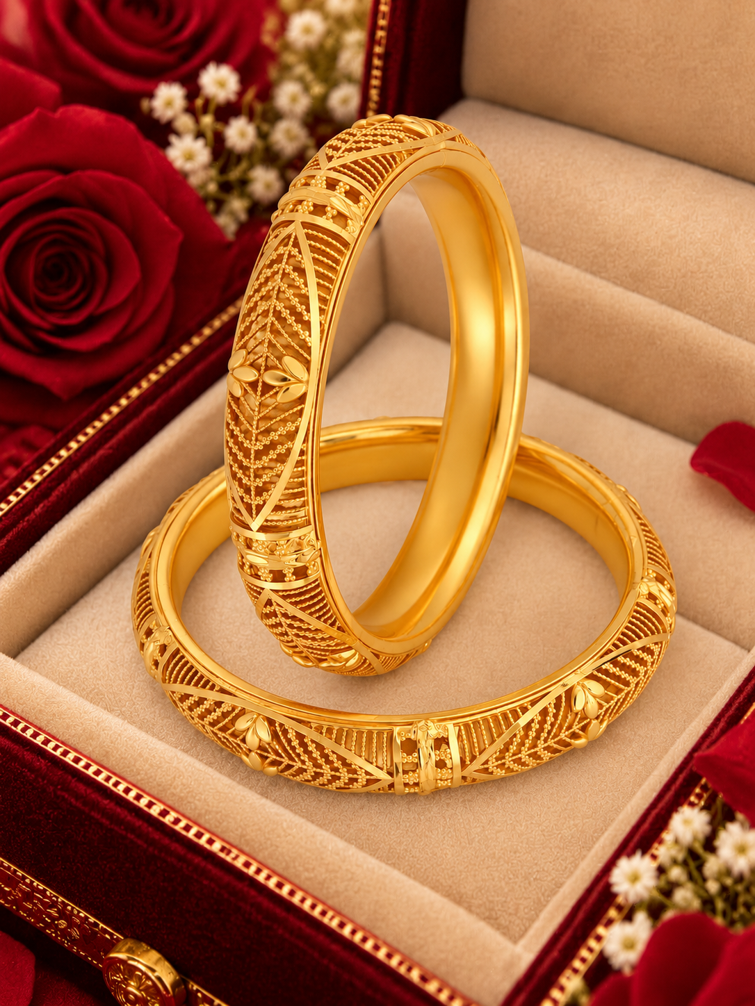 Jewels Kafe Premium Anti-Tarnish Bangles Set Jewels Kafe