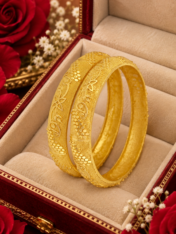 Jewels Kafe Premium Anti-Tarnish Bangles Set Jewels Kafe