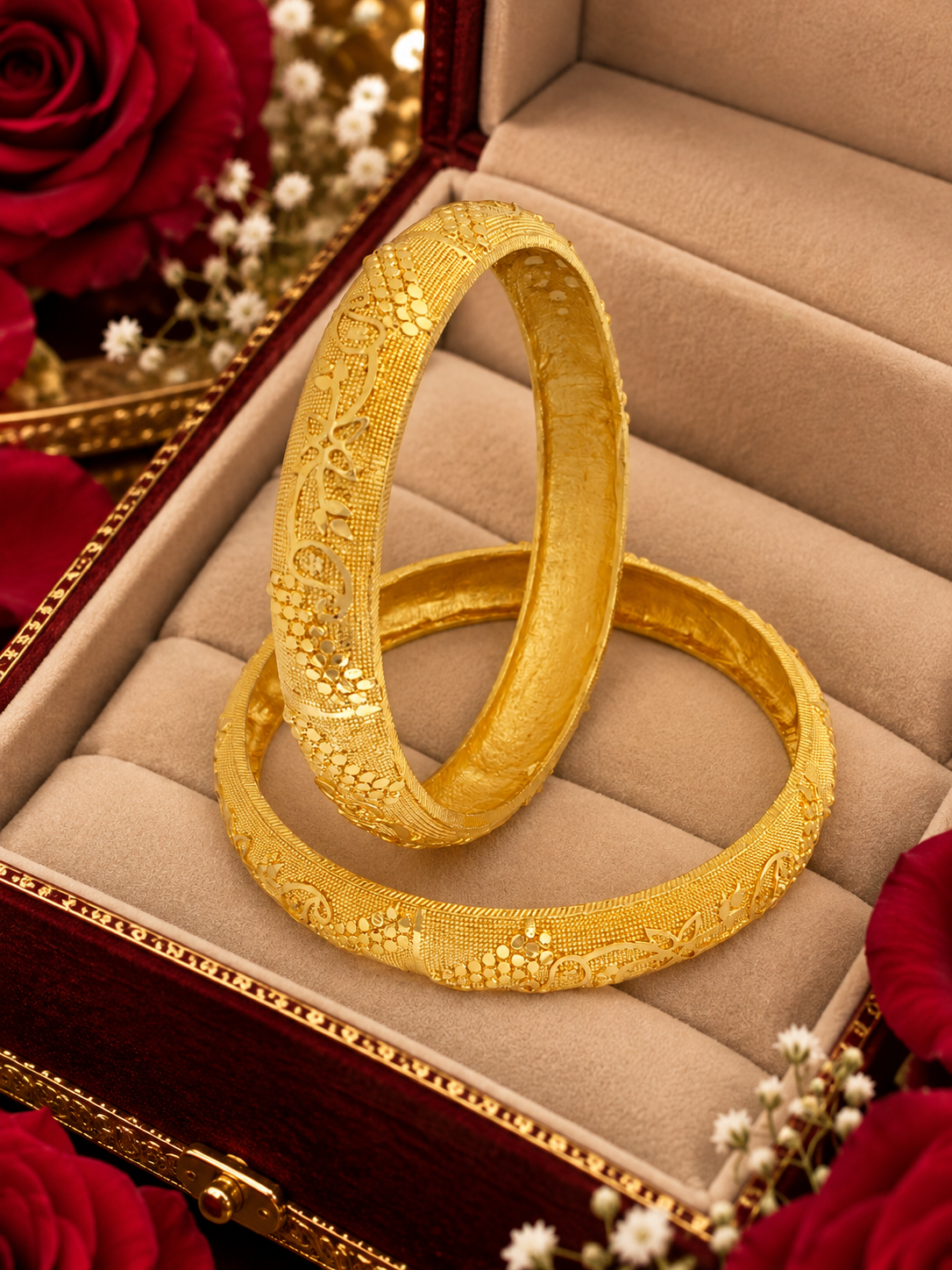 Jewels Kafe Premium Anti-Tarnish Bangles Set Jewels Kafe