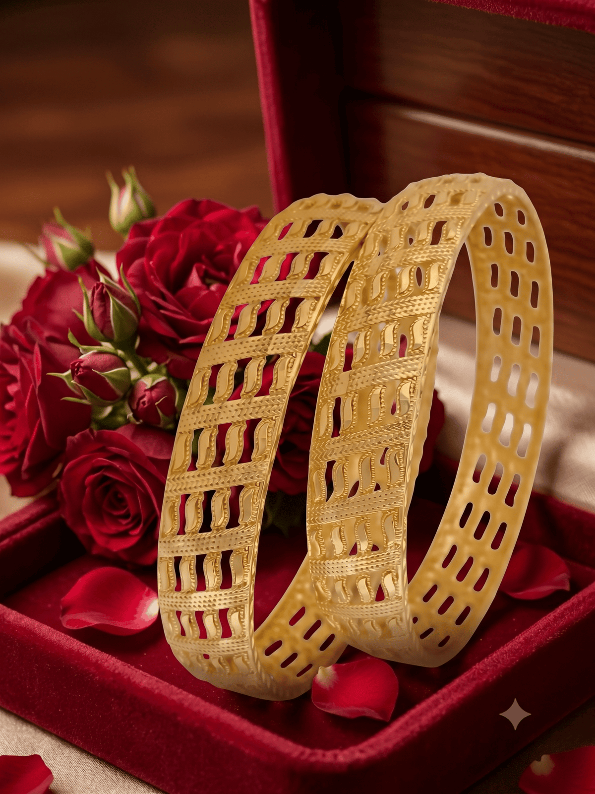 Jewels Kafe Premium Anti-Tarnish Bangles Set Jewels Kafe