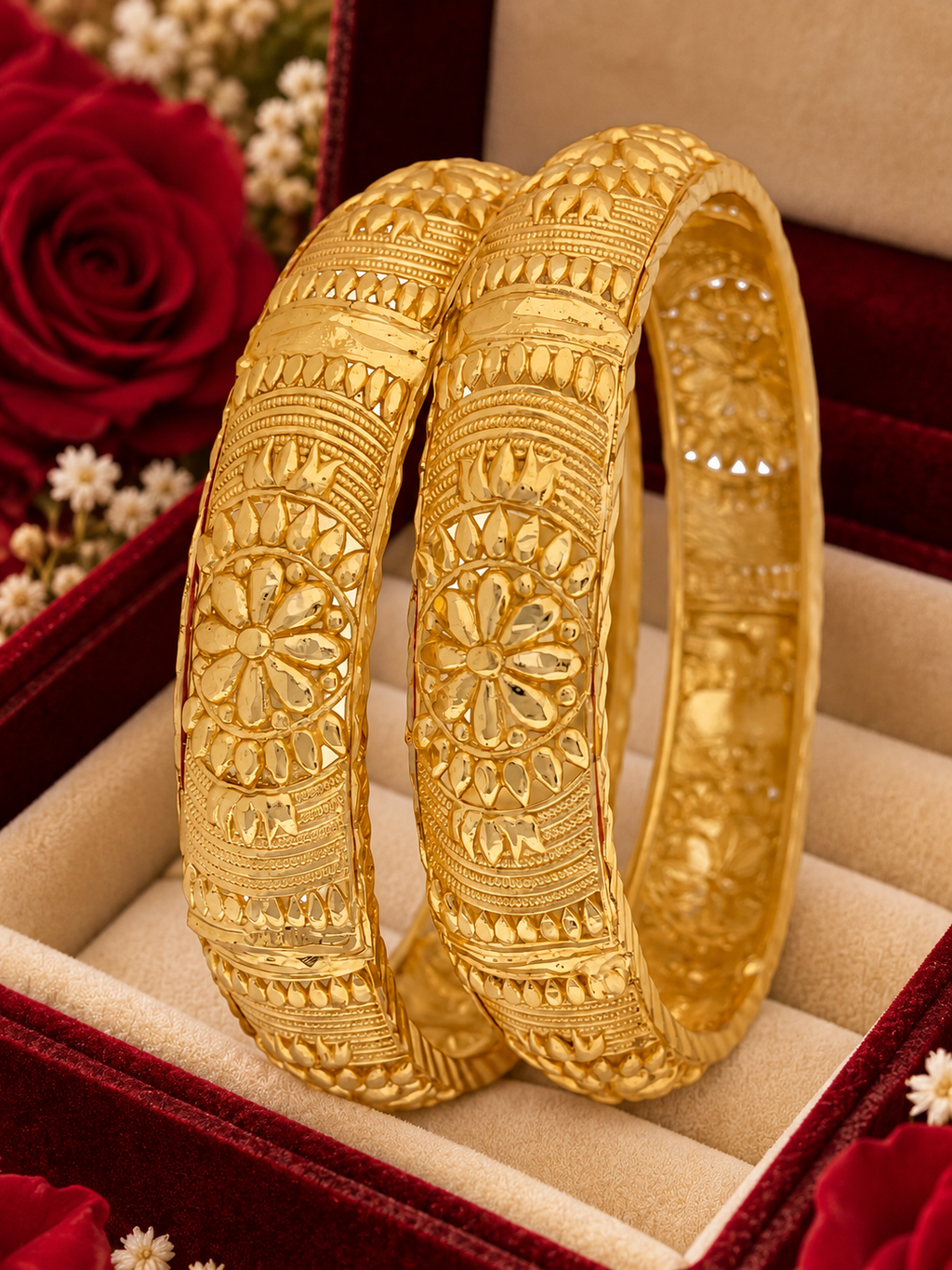Jewels Kafe Premium Anti-Tarnish Bangles Set Jewels Kafe