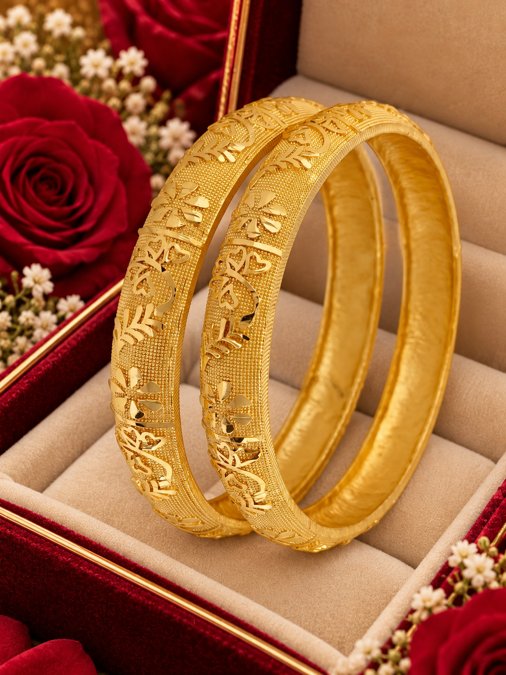 Jewels Kafe Premium Anti-Tarnish Bangles Set Jewels Kafe