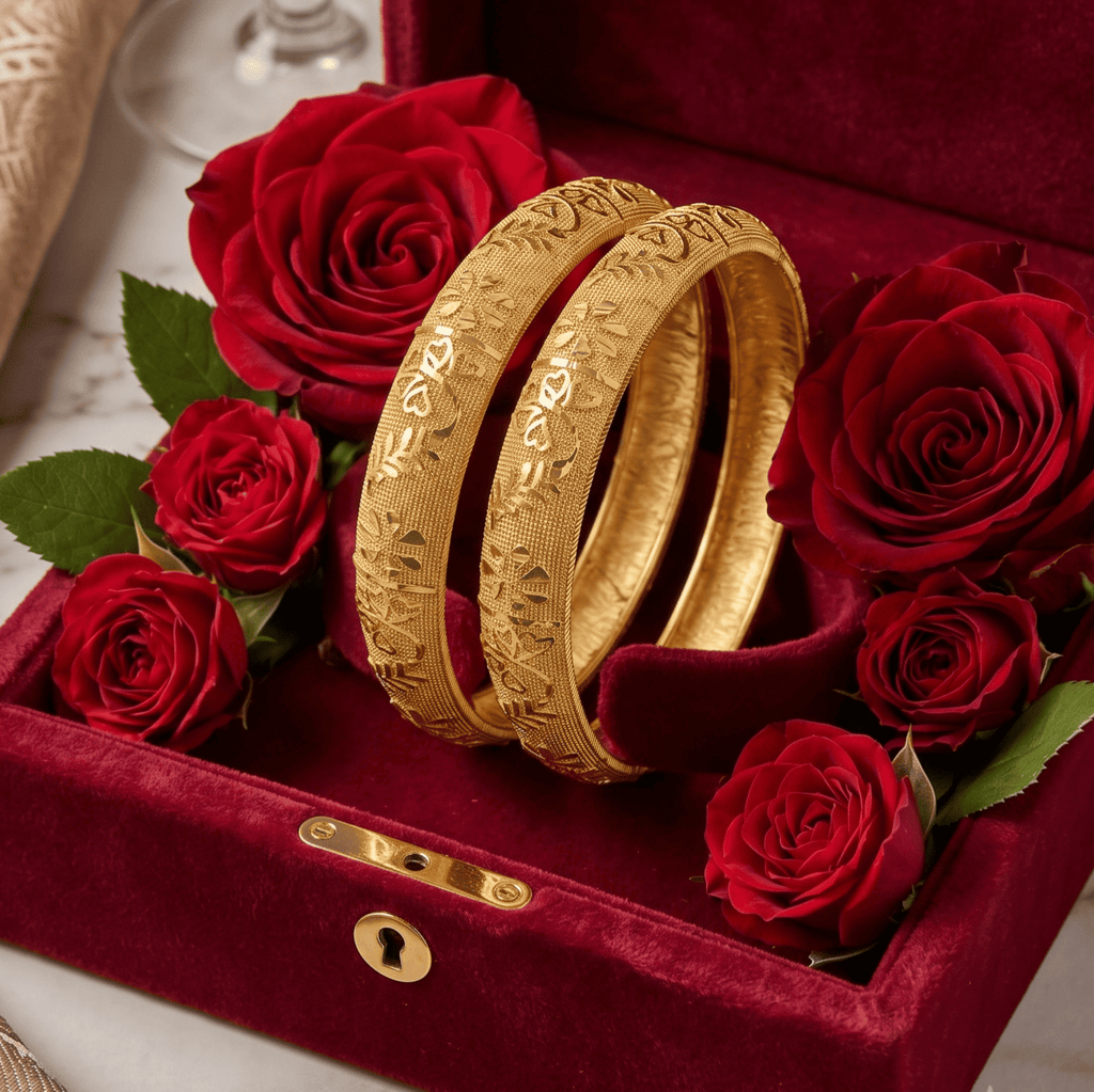 Jewels Kafe Premium Anti-Tarnish Bangles Set Jewels Kafe