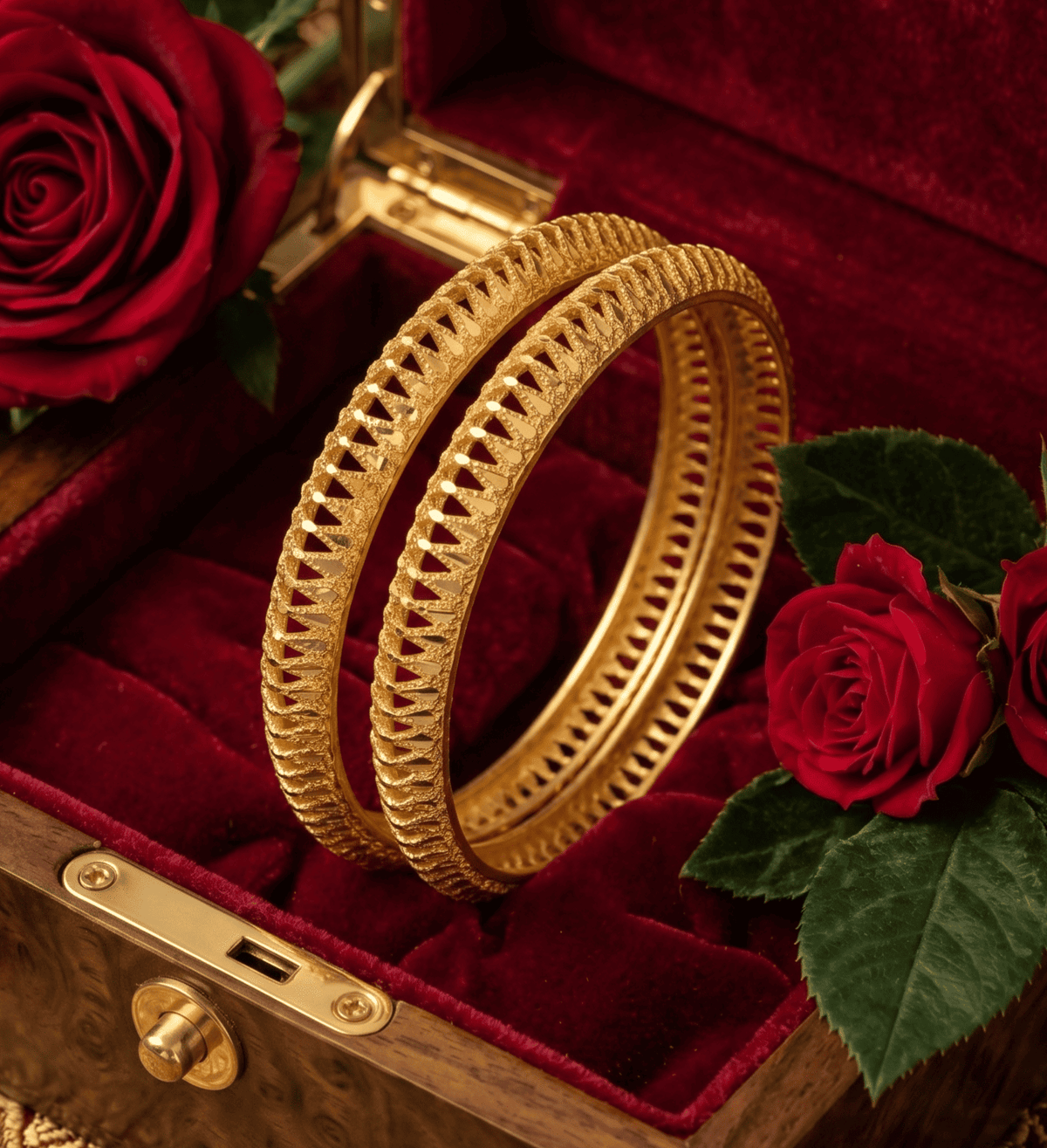 Jewels Kafe Premium Anti-Tarnish Bangles Set Jewels Kafe