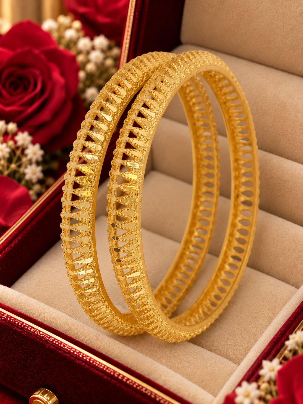 Jewels Kafe Premium Anti-Tarnish Bangles Set Jewels Kafe