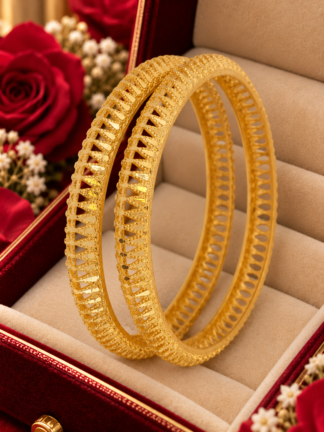 Jewels Kafe Premium Anti-Tarnish Bangles Set Jewels Kafe