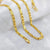 Jewels Kafe 1 gram Stylish Biscuit Men's Chain “20” Inches Gold-plated Chain Jewels Kafe
