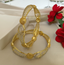 Jewels Kafe Gold Plated Bangle Set of 2