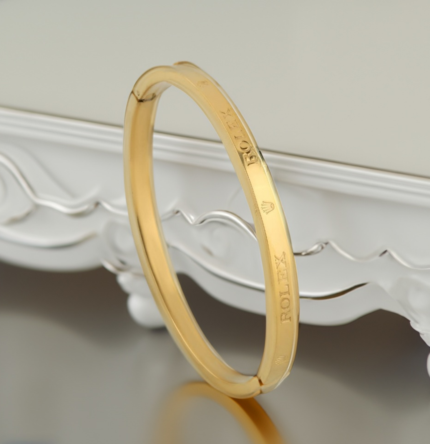 Jewels Kafe Gold Plated Mens Kada/Bracelet Free Size Secondary image