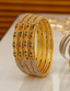 Jewels Kafe Gold Plated Bangle Set (Pack of 4)