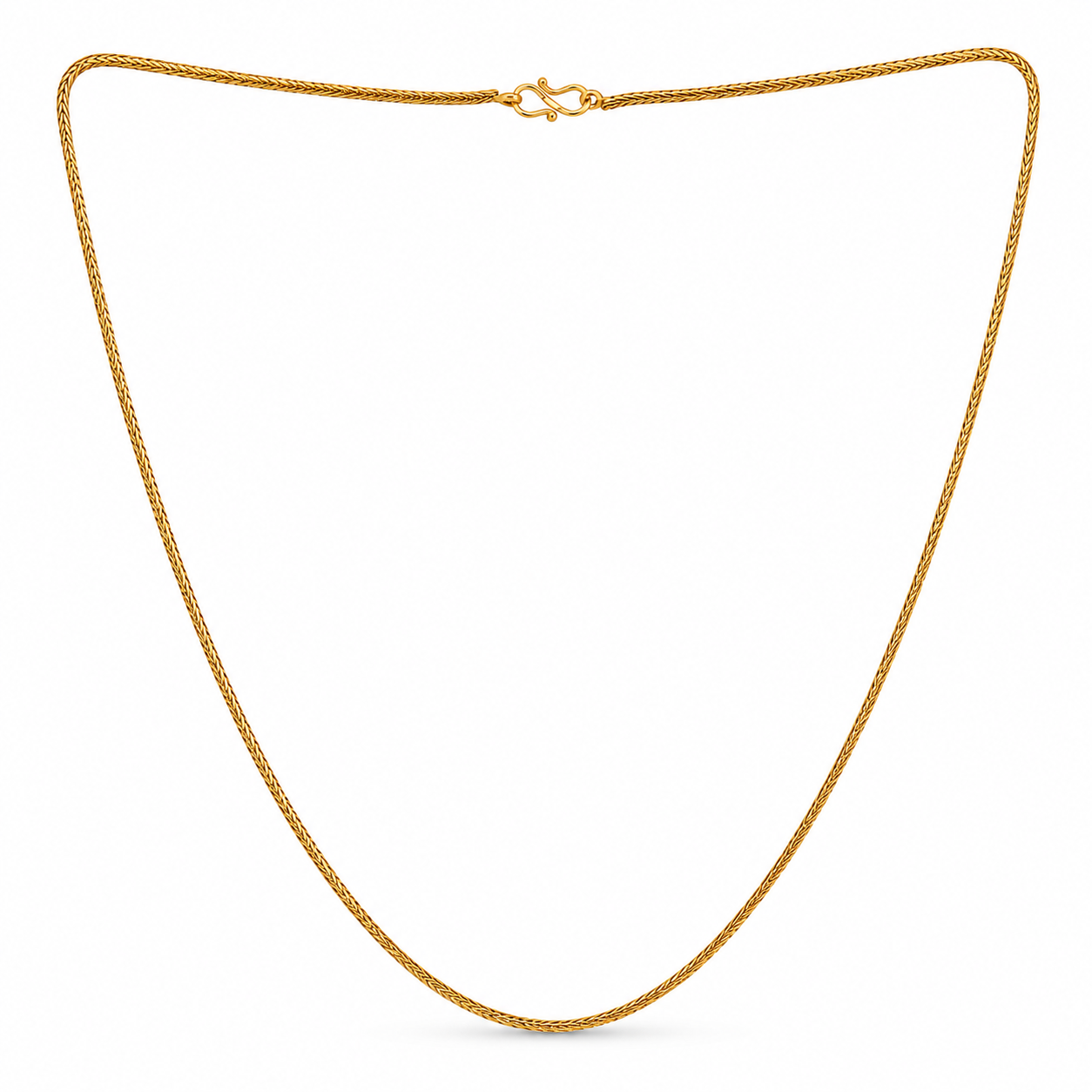 Jewels Kafe Premium Anti-Tarnish Golden Snake Chain for Men and Women Secondary image