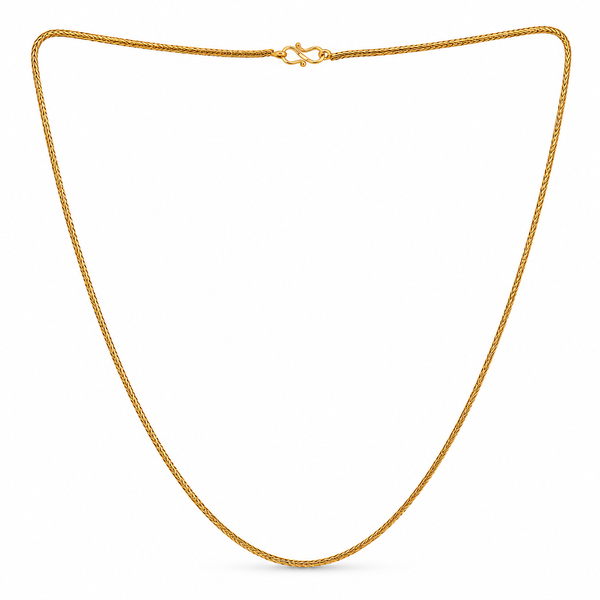 Jewels Kafe Premium Anti-Tarnish Golden Snake Chain for Men and Women Jewels Kafe