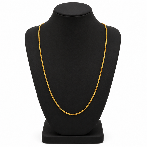 Jewels Kafe Premium Anti-Tarnish Golden Snake Chain for Men and Women Jewels Kafe