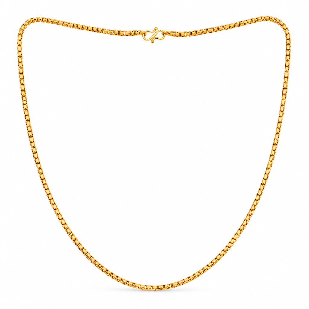 Jewels Kafe Premium Anti-Tarnish Golden Snake Chain for Men and Women Jewels Kafe