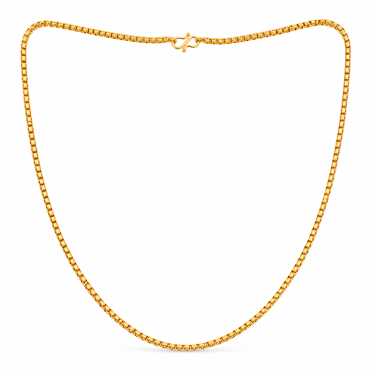 Jewels Kafe Premium Anti-Tarnish Golden Snake Chain for Men and Women Jewels Kafe