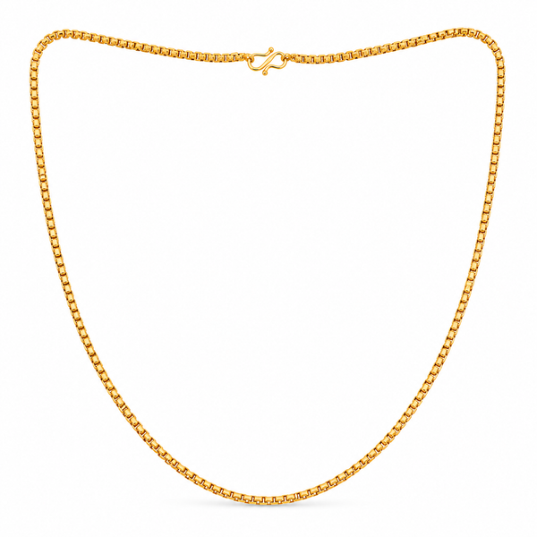 Jewels Kafe Premium Anti-Tarnish Golden Snake Chain for Men and Women Jewels Kafe