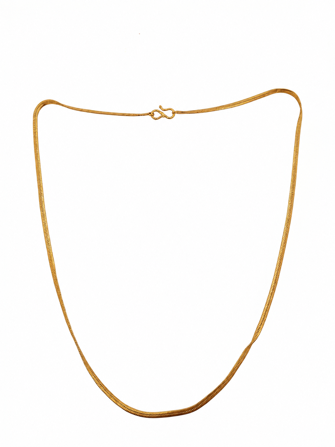 Jewels Kafe Premium Anti-Tarnish Golden Snake Chain for Men and Women Main image