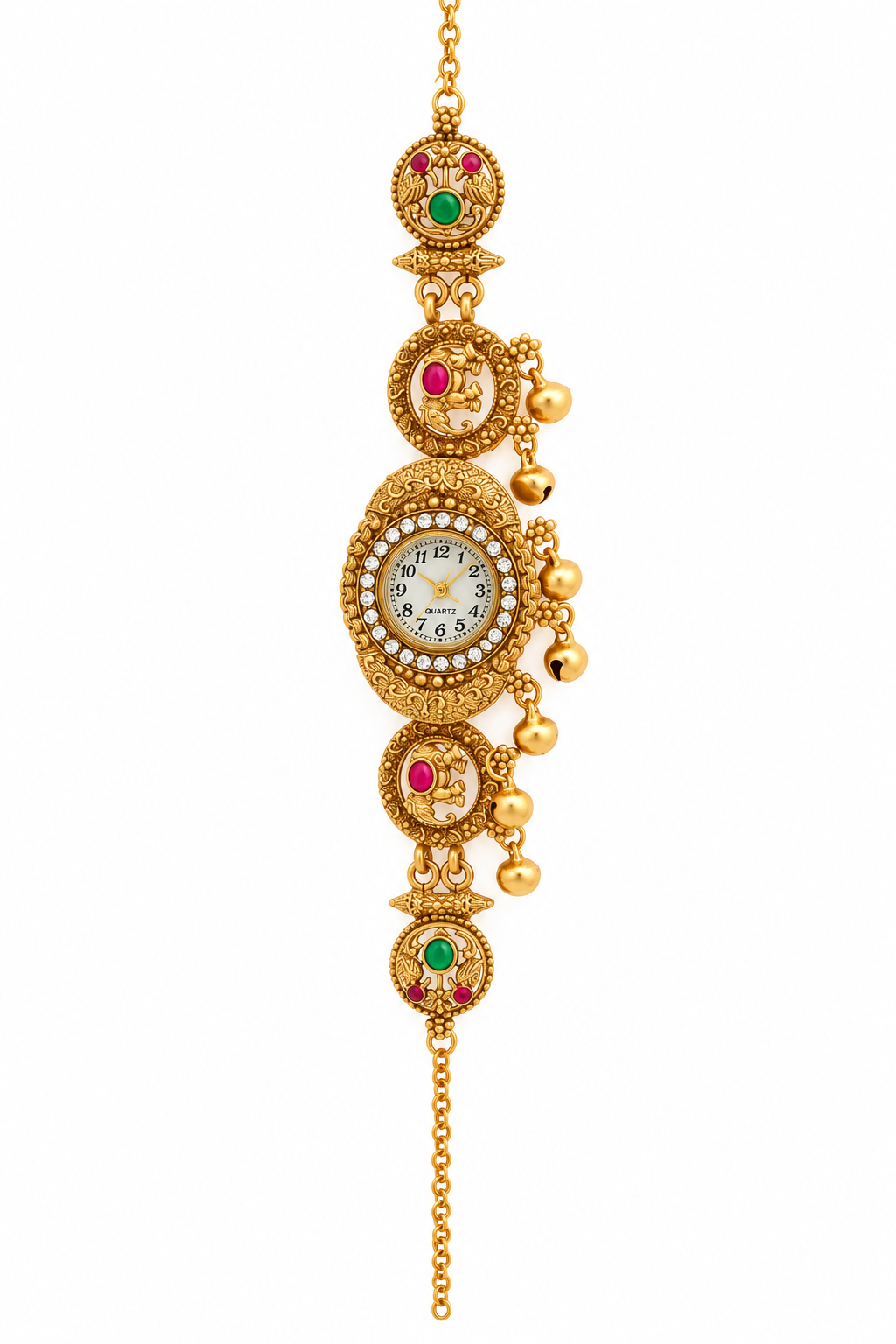 Jewels Kafe™ Royal Rajwadi Gold-Plated Ladies Watch Jewels Kafe