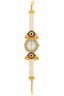 Jewels Kafe™ Gold Plated Pearl Strap Rajwadi Watch for Women Jewels Kafe