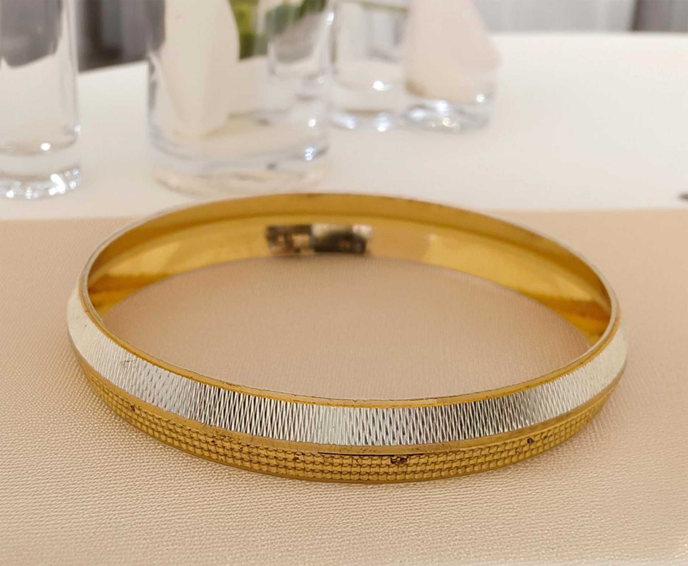 Jewels Kafe Anti-Tarnish Gold Plated Mens Kada