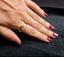 Jewels Kafe Gold Plated Women's Ring Big