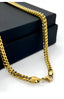 Jewels Kafe Stainless Steel One Gram Gold Plated Men's Chain - Guaranteed Polish