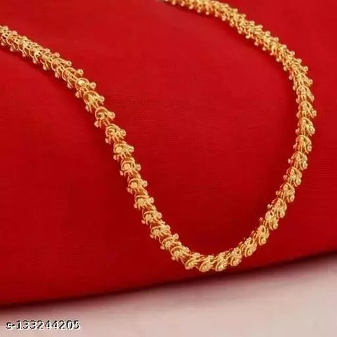 Jewels Kafe Trendy Designer Gold Plated Women's Chain Jewels Kafe