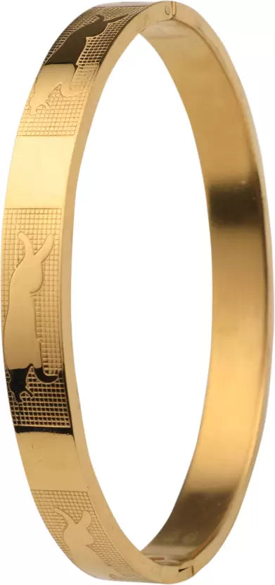 Jewels Kafe One Gram Gold Plated Mens Kada Free Size