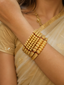 Jewels Kafe Anti-Tarnish Gold Plated Bangle Set of 6 2.10