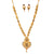 Jewels Kafe One Gram Gold Forming Work Premium Long Haram Pendant/Necklace Set(10 in Long 2 in Wide) Jewels Kafe