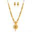 Jewels Kafe One Gram Gold Forming Work Premium Long Haram Pendant/Necklace Set(10 in Long 2 in Wide)