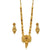 Jewels Kafe One Gram Gold Forming Work Premium Long Haram Pendant/Necklace Set(10 in Long 2 in Wide) Jewels Kafe